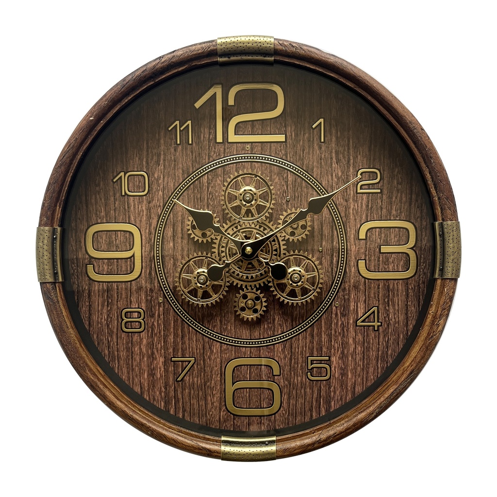 ROUND GEAR CLOCK