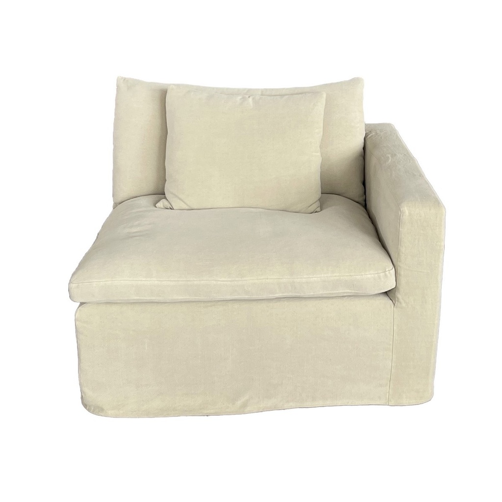 CARLTON CHAISE SUITE - RIGHT / HEMP