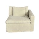 CARLTON CHAISE SUITE - RIGHT / HEMP