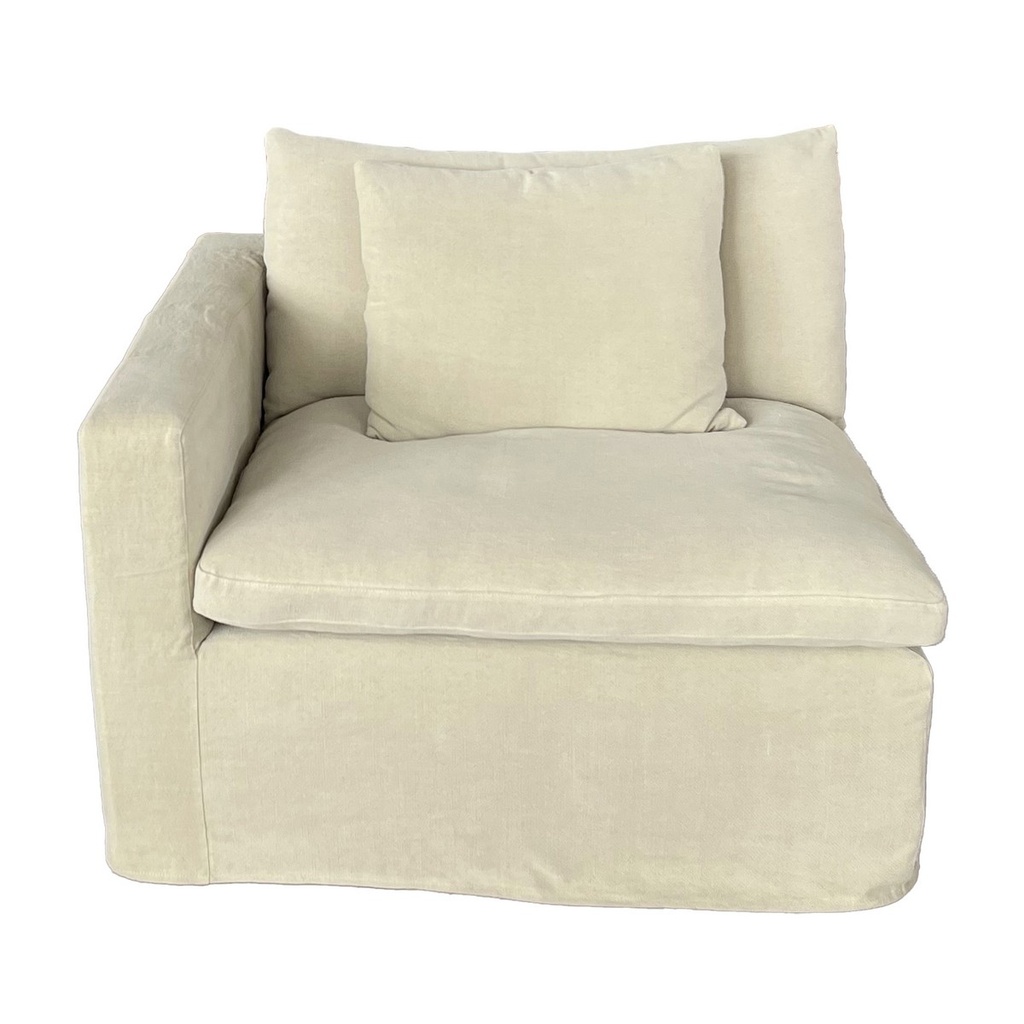 CARLTON CHAISE SUITE - LEFT / HEMP