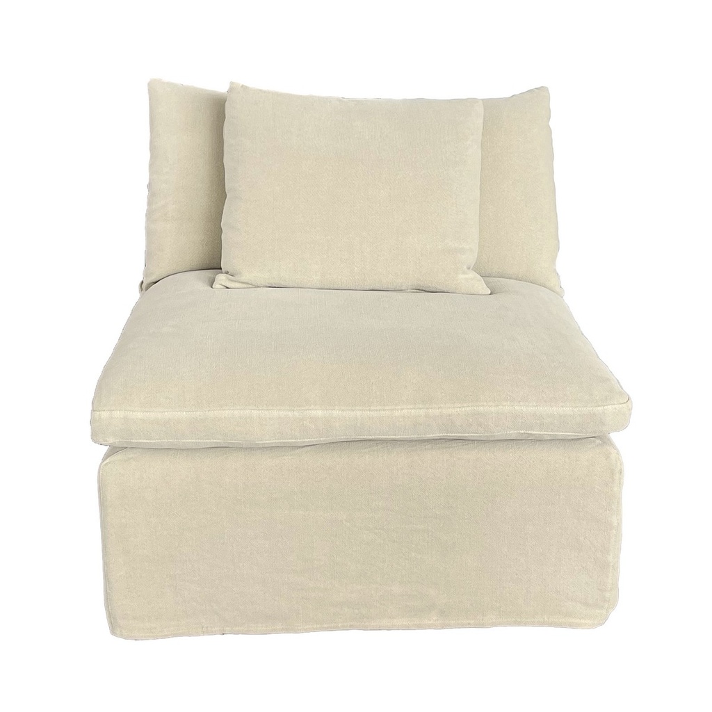 CARLTON CHAISE SUITE - CENTRE / HEMP