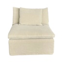 CARLTON CHAISE SUITE - CENTRE / HEMP