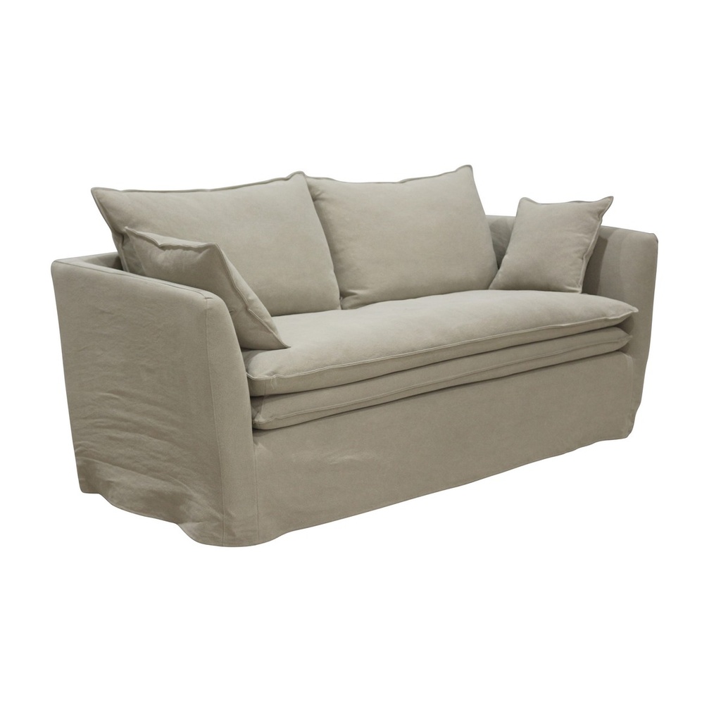 MONTIGO 3 SEATER-TAUPE LINEN /COTTON MIX