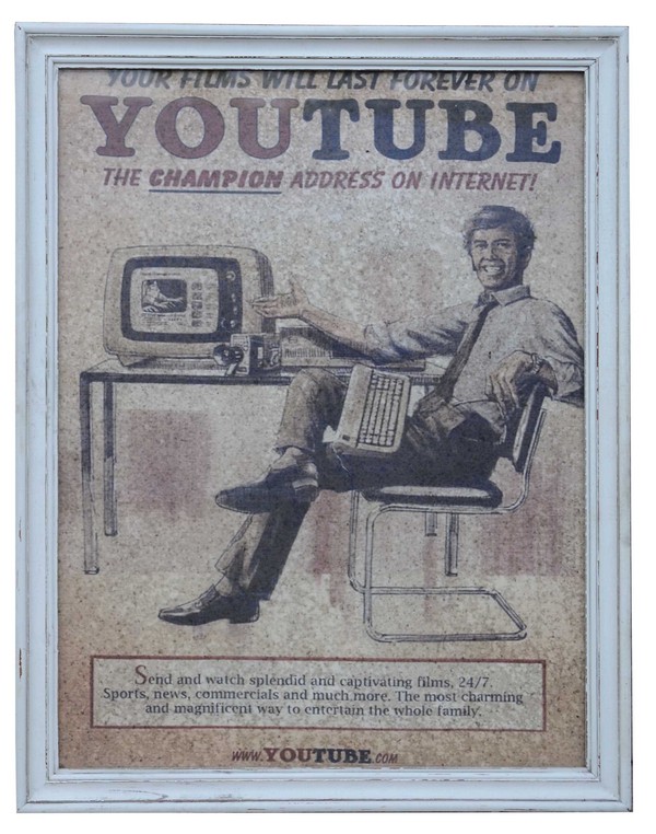 YOU TUBE FRAMED ART