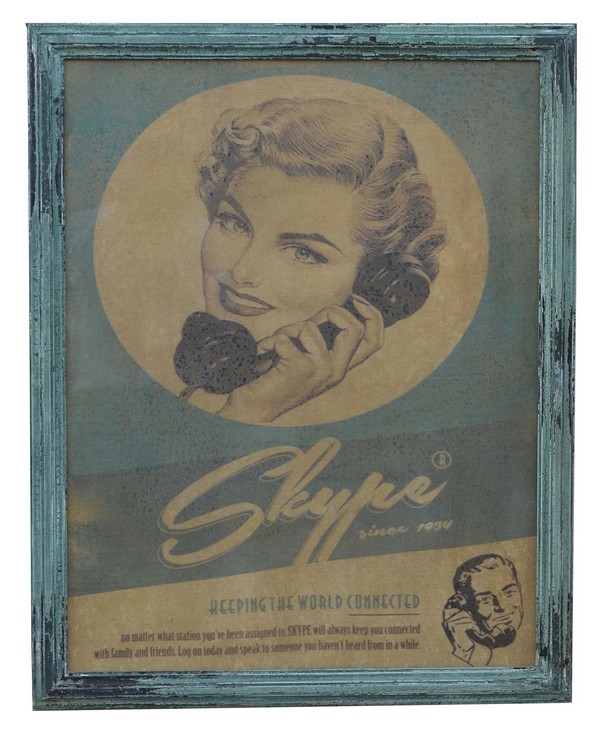 SKYPE FRAMED ART