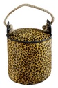 LEOPARD LEATHER DOOR STOP