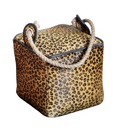 LEOPARD LEATHER DOOR STOP