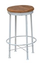 WHITE BAR STOOL