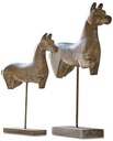 WOODEN HORSE SET/2