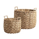 OASIS SEGRASS  BASKETS SET/2