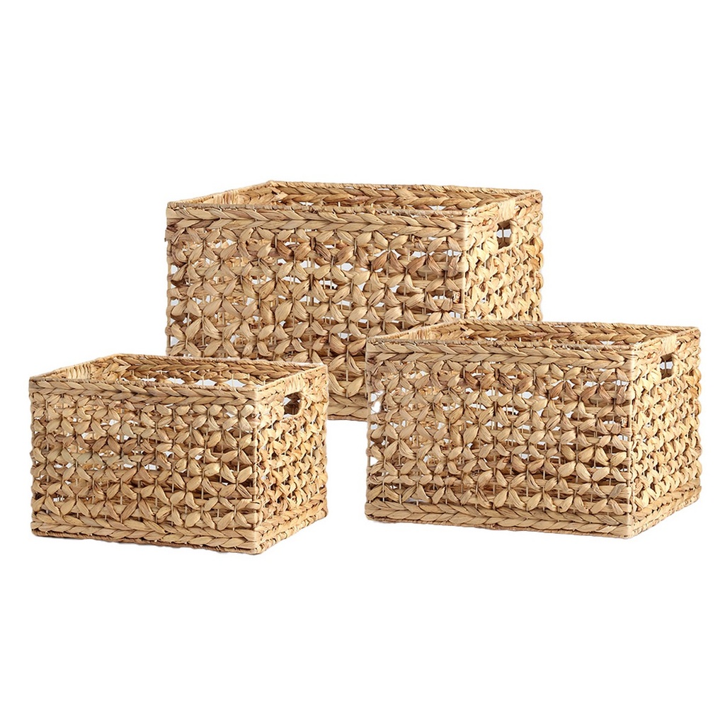WATER HYACINTH BASKETS SET/3