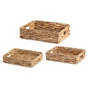 WATER HYACINTH TRAY  SET/3