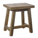RECLAIMED TEAK STOOL