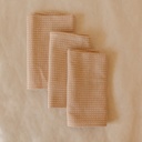 AKIIKO - STRIPE WOVEN KITCHEN TOWEL- FAWN - SET OF 2