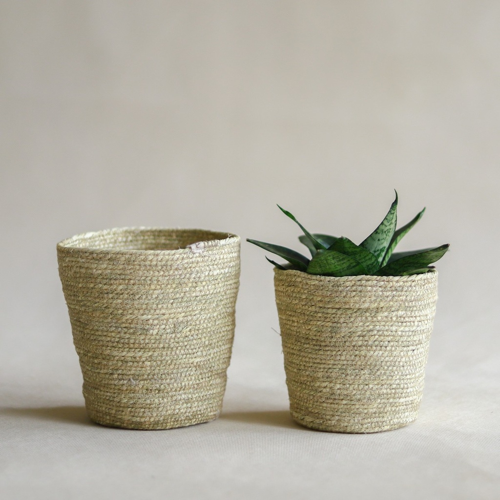 AKIIKO - SABAI GRASS MORA POT COVER - SMALL