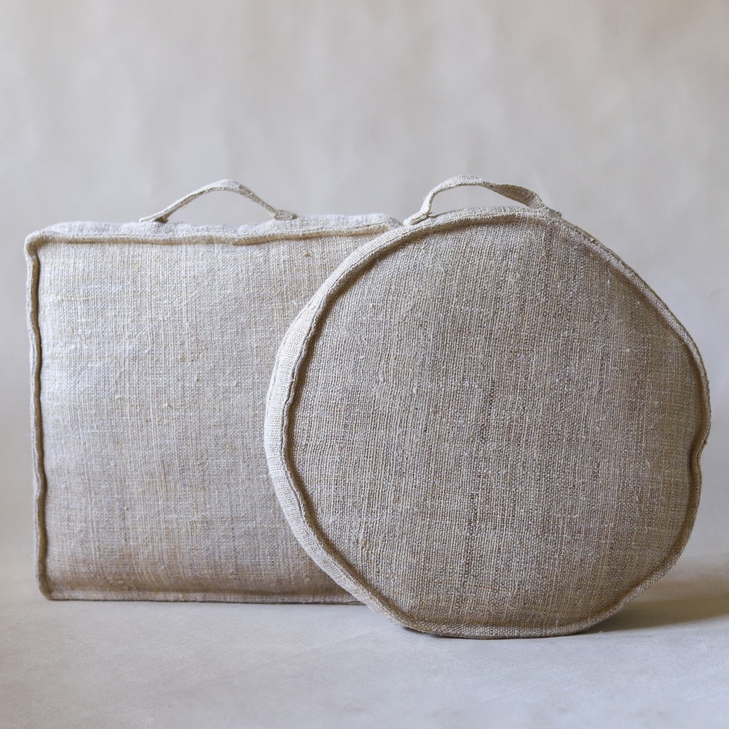 AKIIKO - HEMP MEDITATION CUSHION - CIRCLE