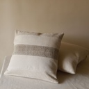 AKIIKO - STRIPE PATCH CUSHION COVER