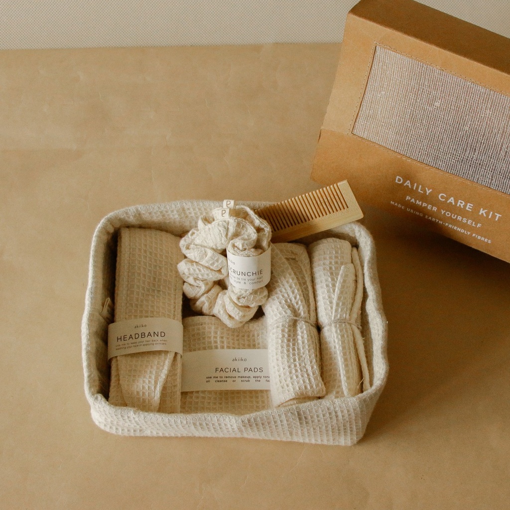 AKIIKO - SOFT WAFFLE DAILY CARE KIT - SMALL