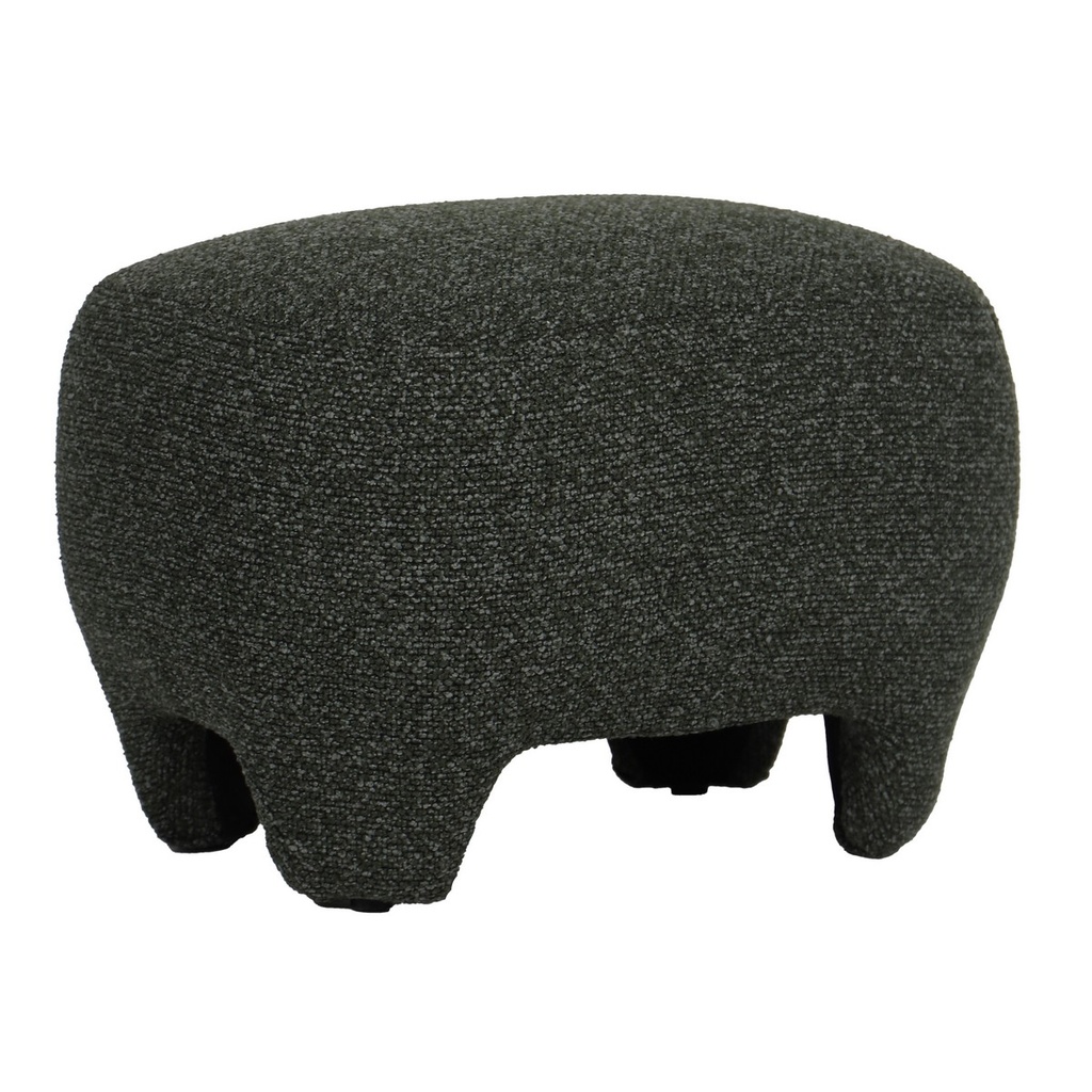 ELLE OTTOMAN - FOREST GREEN