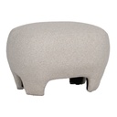 ELLE OTTOMAN - EGGSHELL