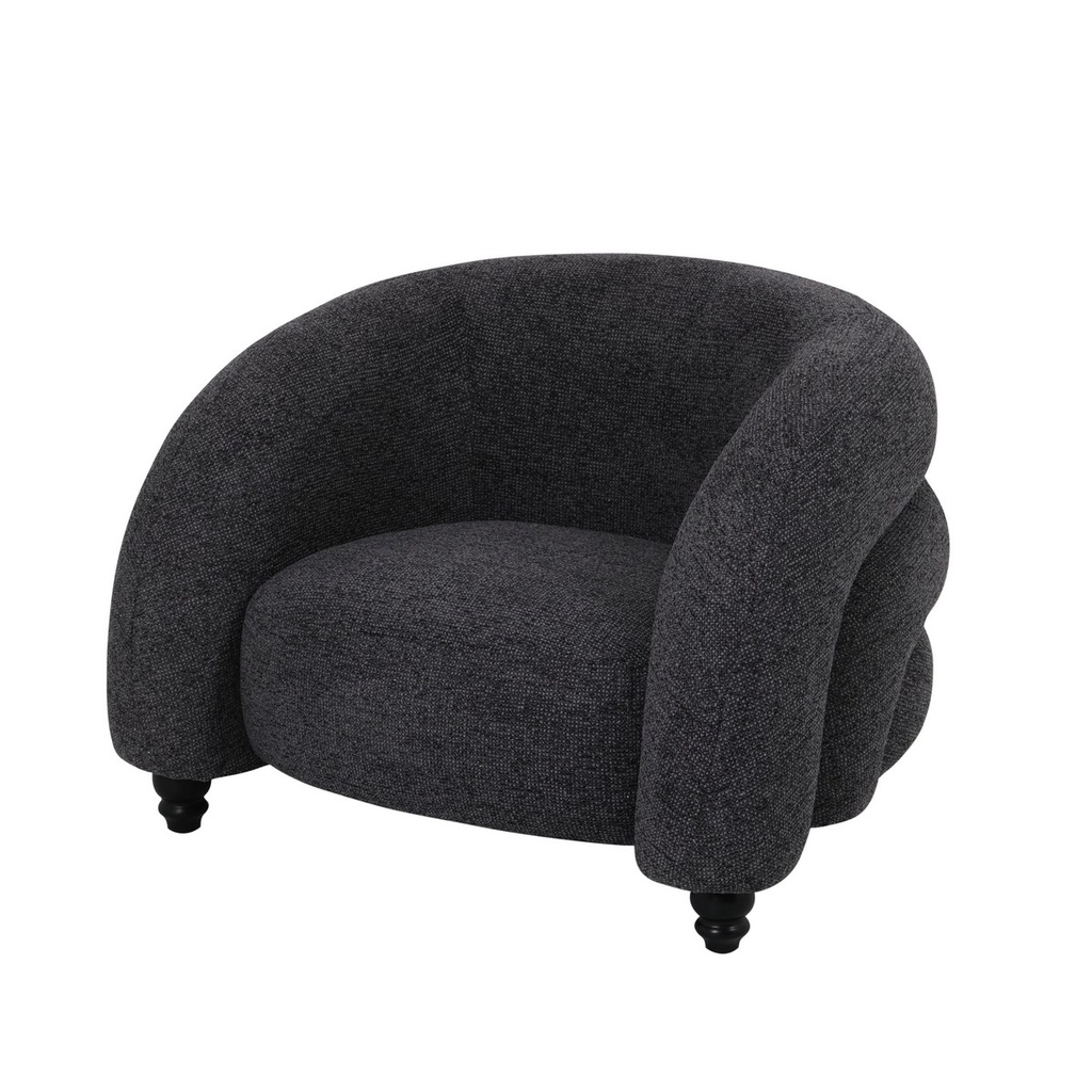 DENVER OCCASIONAL CHAIR - CHARCOAL