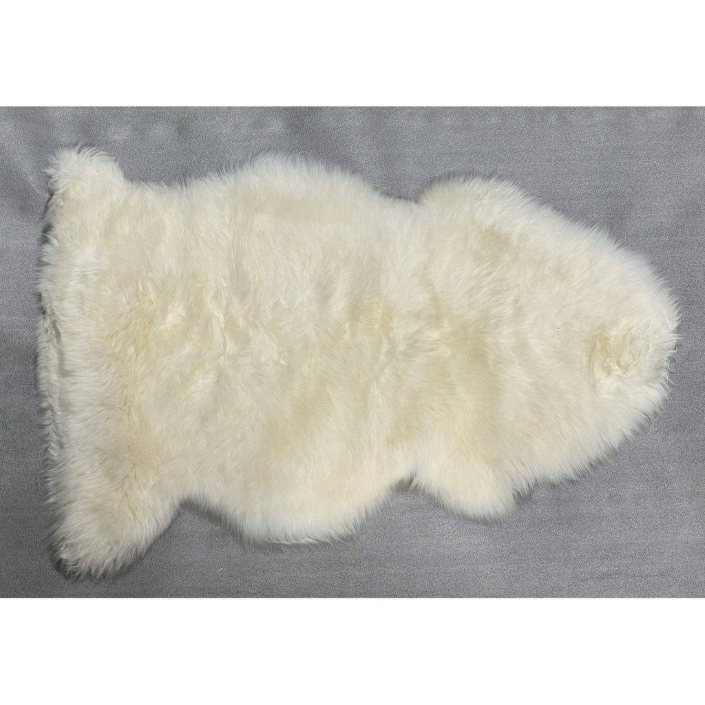 KAIKOURA LONG WOOL SINGLE NZ SHEEPSKIN - IVORY