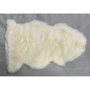 KAIKOURA LONG WOOL SINGLE NZ SHEEPSKIN - IVORY
