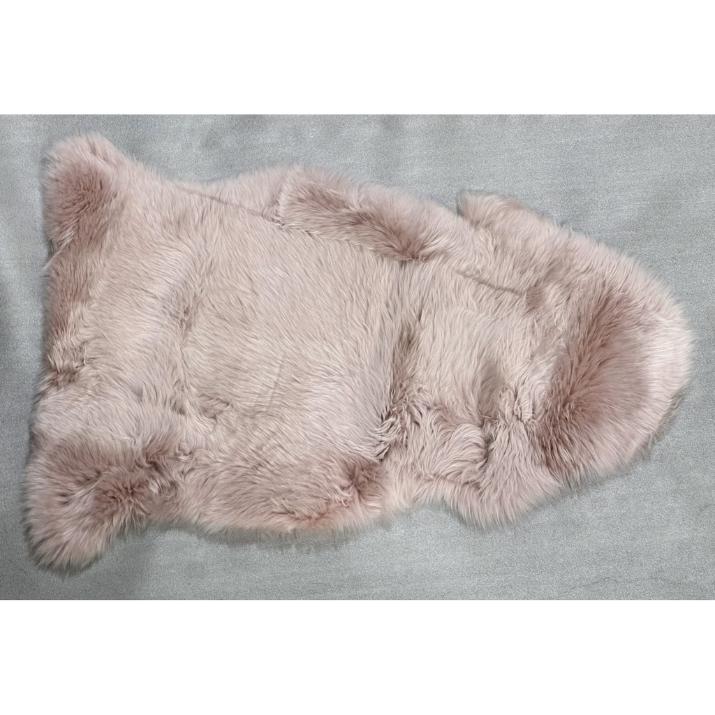 KAIKOURA LONG WOOL SINGLE NZ SHEEPSKIN - ROSE