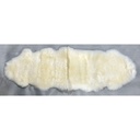KAIKOURA LONG WOOL DOUBLE NZ SHEEPSKIN - IVORY