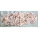 KAIKOURA LONG WOOL DOUBLE NZ SHEEPSKIN - ROSE