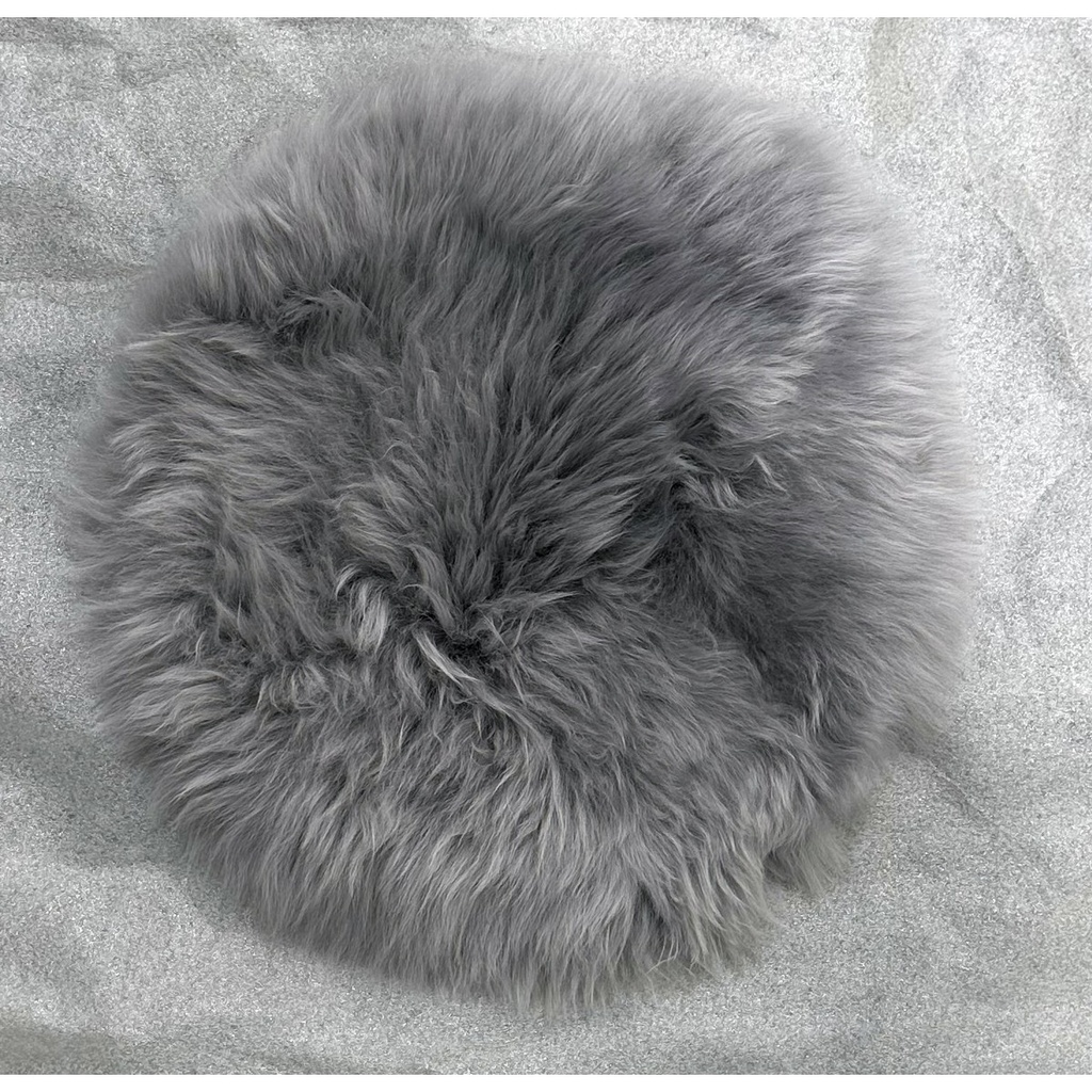 KAIKOURA LONG WOOL SEAT PAD - GREY