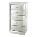 CURIO 5 DRAW MIRRORED TALLBOY