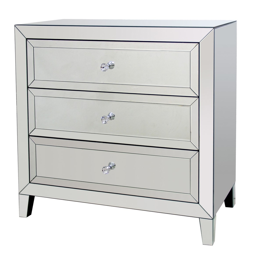 PALISADE 3 DRAW MIRRORED DRESSER