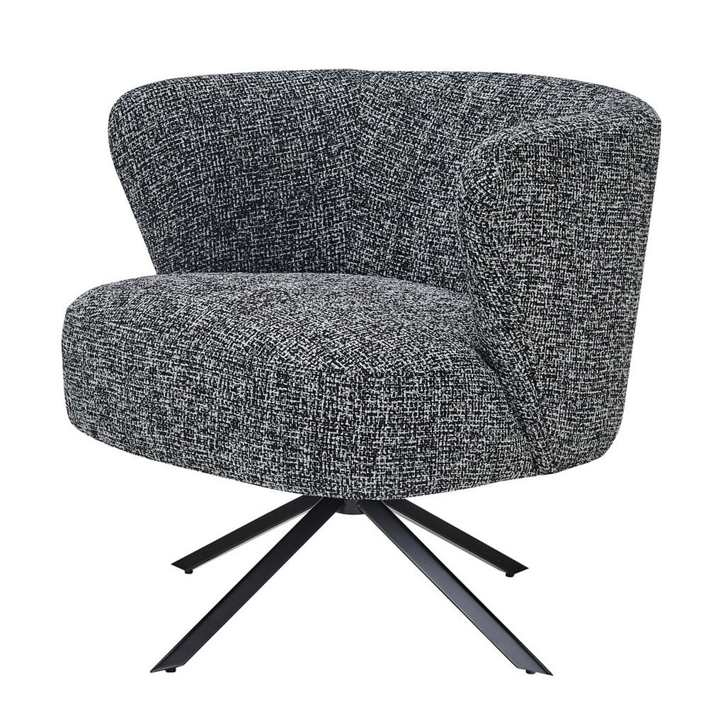 JUPITER SWIVEL CHAIR - SWIVEL CHAIR W/ METAL BASE