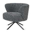 JUPITER SWIVEL CHAIR - SWIVEL CHAIR W/ METAL BASE