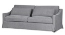 SLIP COVER - COOL GREY - HAMPTON 3.5