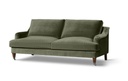 THORNFIELD 3 SEATER SOFA - OLIVE VELVET