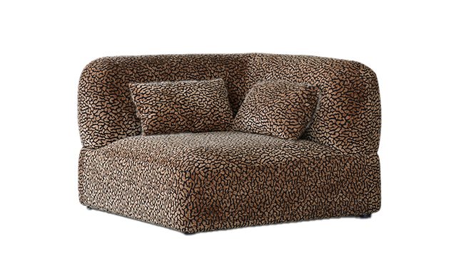 ARCADIA SECTIONAL SOFA - CORNER - HUNTER BROWN / BLACK