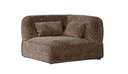 ARCADIA SECTIONAL SOFA - CORNER - HUNTER BROWN / BLACK