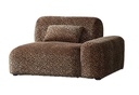 ARCADIA SECTIONAL SOFA - RIGHT HAND END - HUNTER BROWN / BLACK