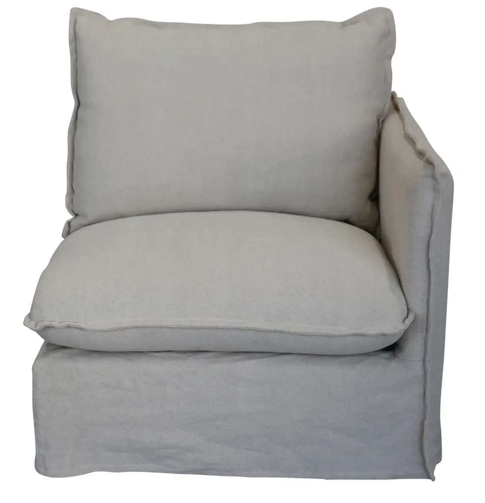 VILLA SIGNATURE CORNER SUITE - RIGHT ARM - SALT & PEPPER