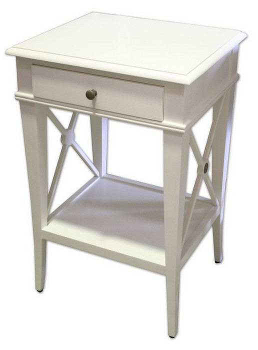 VILLA BEDSIDE TABLE - WHITE