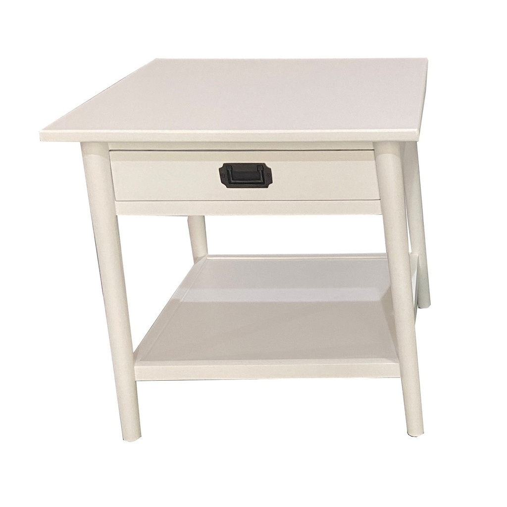 PROVENCE BEDSIDE TABLE - WHITE
