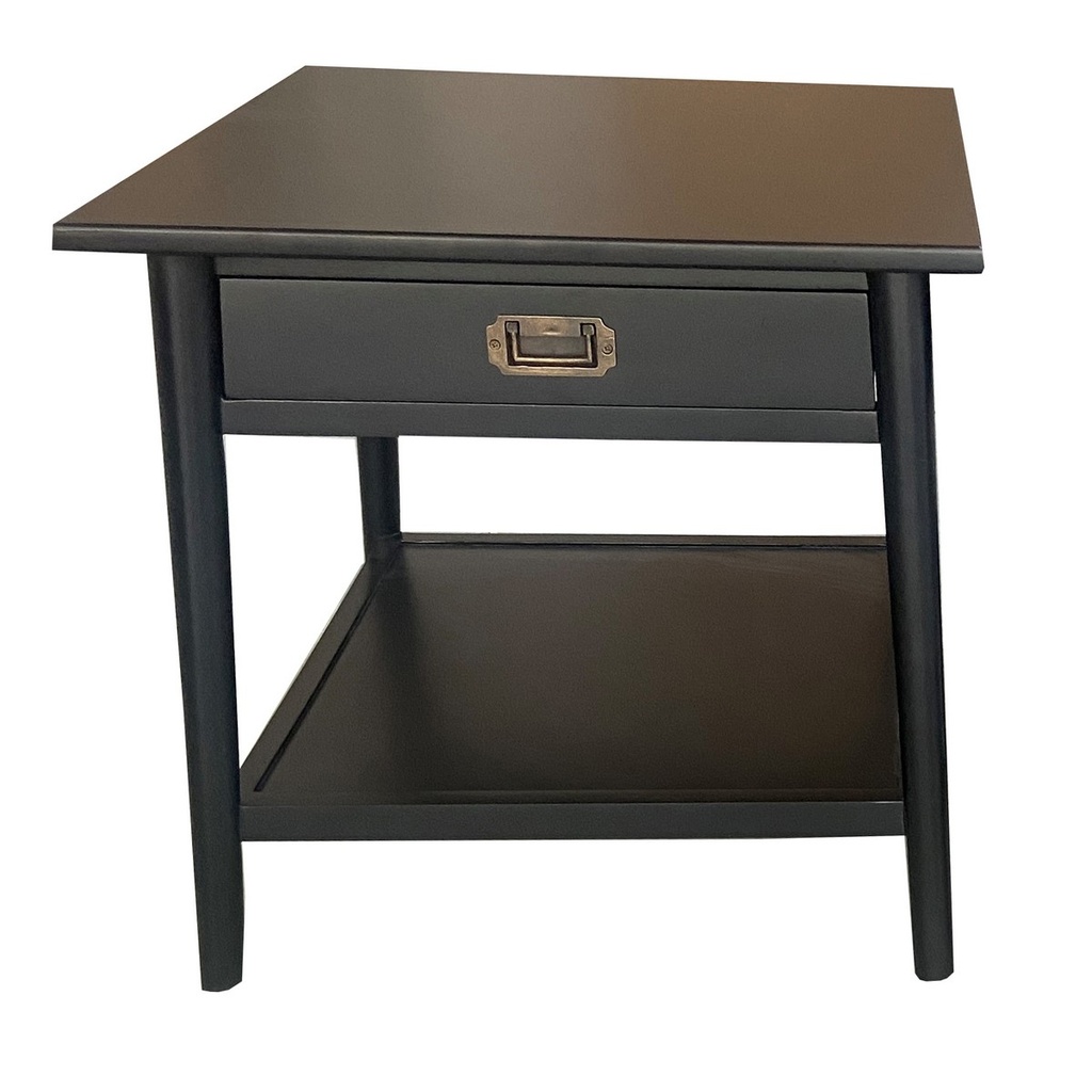 PROVENCE BEDSIDE TABLE - BLACK