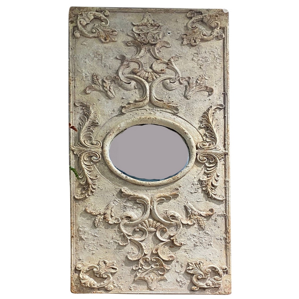 VINTAGE PORTHOLE MIRROR - ANTIQUE MARBLE