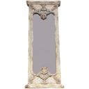 VINTAGE WALL MIRROR - ANTIQUE MARBLE
