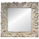VINTAGE LARGE MIRROR - ANTIQUE MARBLE