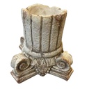 VINTAGE PLANTER - ANTIQUE MARBLE
