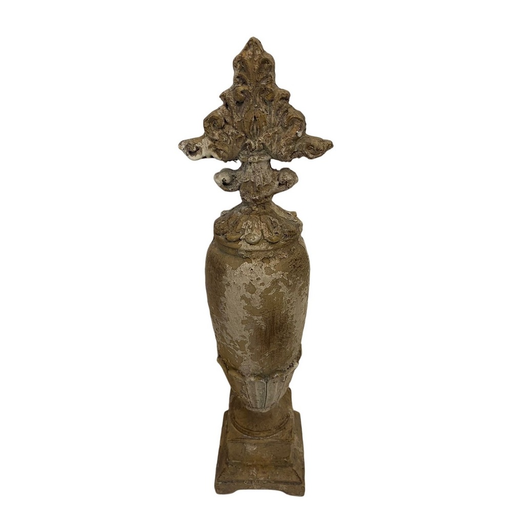 FINIAL - INDOOR & OUTDOOR - ANTIQUE MARBLE MAGNESIA COMPOSITE
