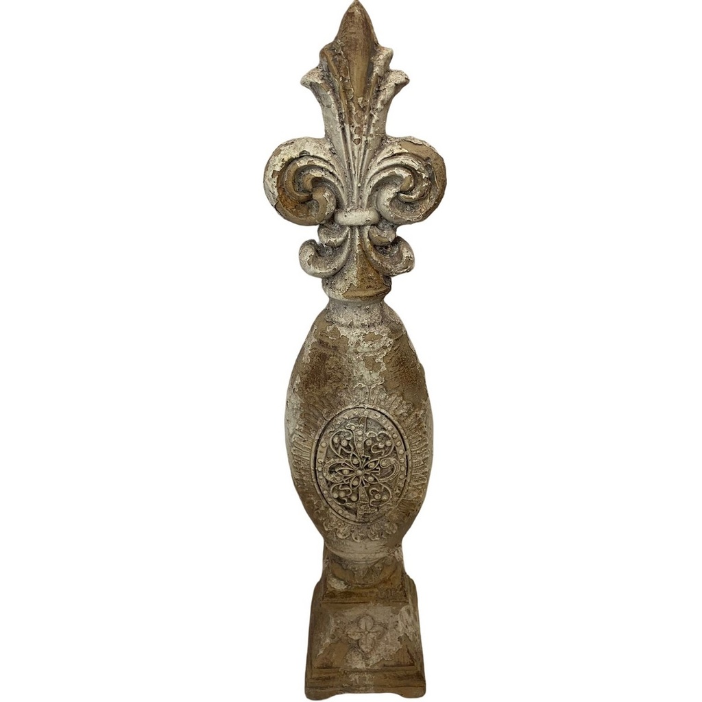 FINIAL - INDOOR & OUTDOOR - ANTIQUE MARBLE MAGNESIA COMPOSITE